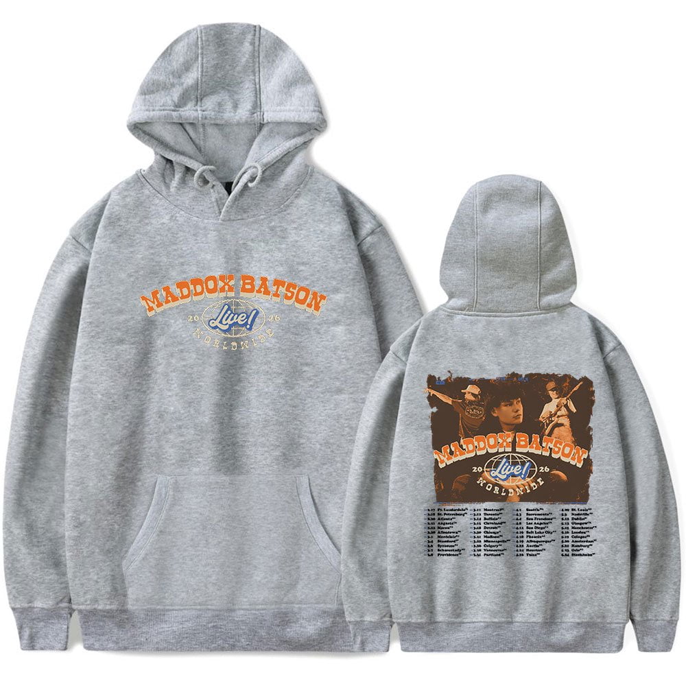 Maddox Batson Live Worldwide Tour 2026 Merch Hoodie Women/Men