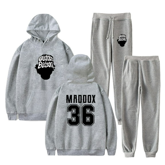 Maddox Batson Logo Hoodies Jogger Pants Road To Indio Tour Merch Unisex Fashion Streetwear Set