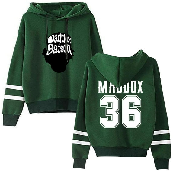 Maddox Batson Logo Hoodies Road To Indio Tour Merch Pocketless Parallel Bars Sleeve Streetwear