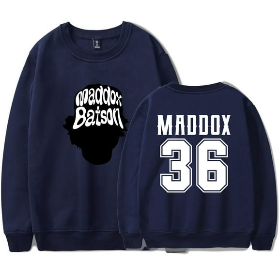Maddox Batson Logo Long Sleeve Tee Road To Indio Tour Merch Unisex Fashion Crewneck Sweatshirts