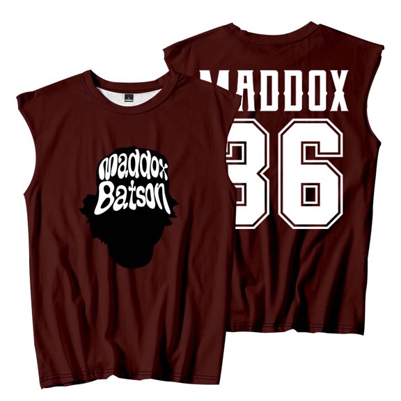 Maddox Batson Logo Sleeveless T-Shirts Road To Indio Tour Merch Unisex Fashion Tank Tops Tee