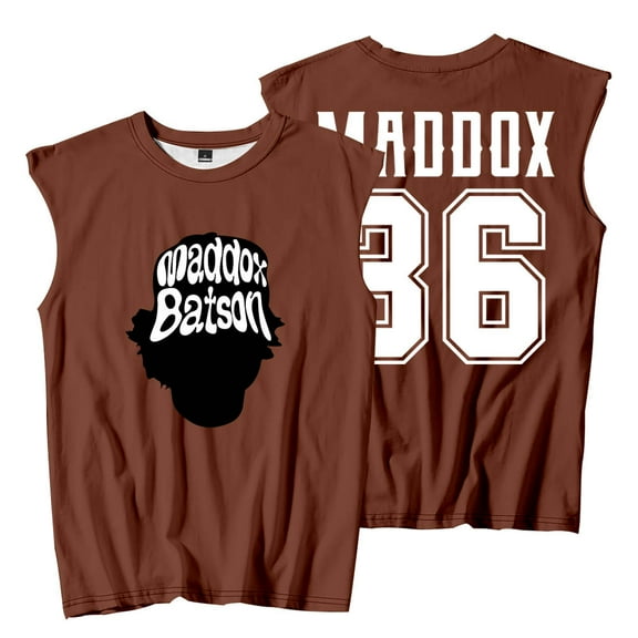 Maddox Batson Logo Sleeveless T-Shirts Road To Indio Tour Merch Unisex Fashion Tank Tops Tee