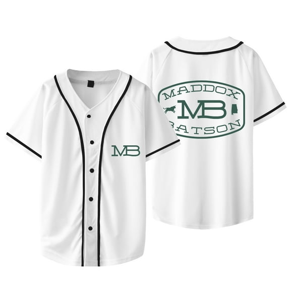 Maddox Batson MB Logo Baseball Jacket Tee I Need A Truck Tour Merch Women Men Short Sleeve T-shirts