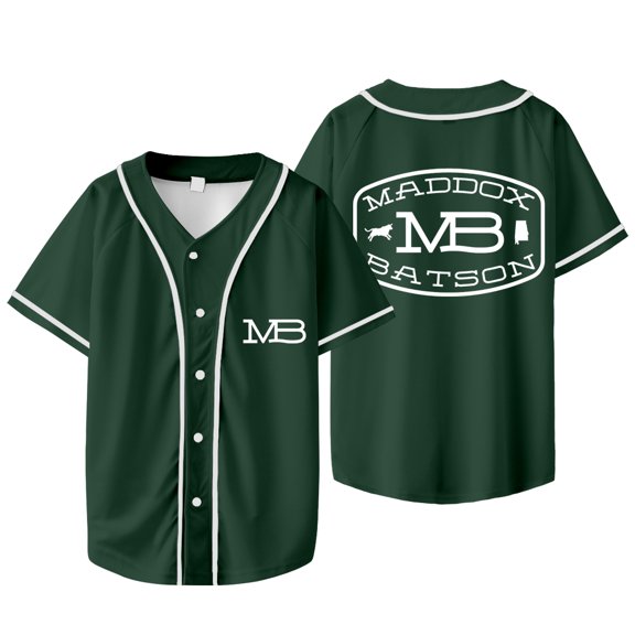Maddox Batson MB Logo Baseball Jacket Tee I Need A Truck Tour Merch Women Men Short Sleeve T-shirts