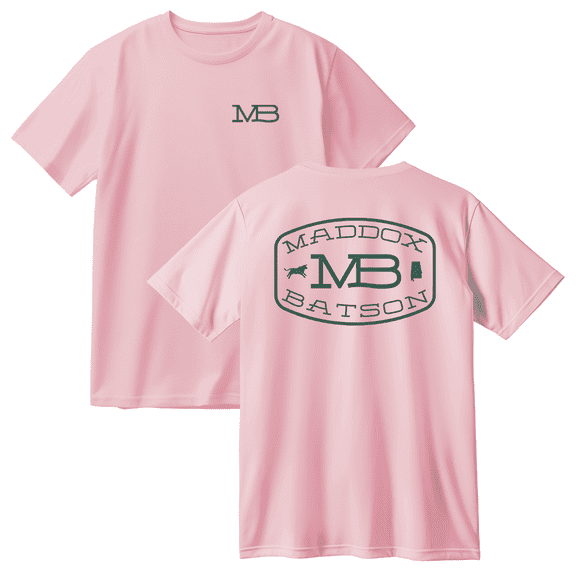 Maddox Batson MB Logo Cotton T-shirt Women Men Short Sleeve Crewneck Fashion Tee
