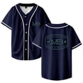 thumbnail image 1 of Maddox Batson MB Logo Merch Baseball Jersey Shirt V-Neck Women Men Short Sleeve Streetwear Clothes, 1 of 3