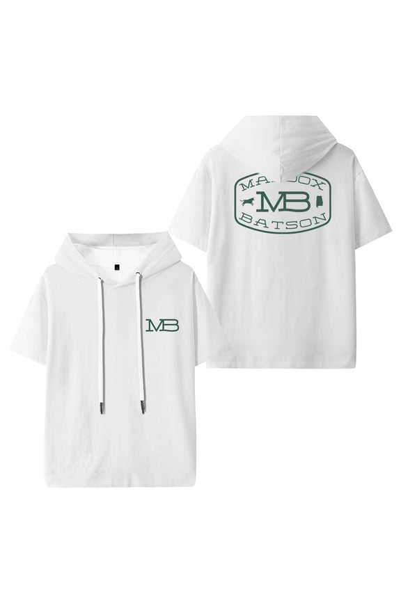 Maddox Batson MB Logo Merch Hooded T-Shirts Women Men Short Sleeve Tee Casual Fashion Clothes