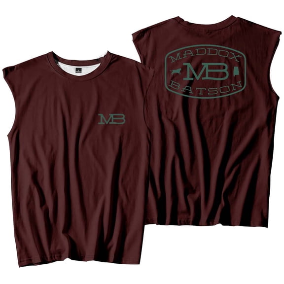 Maddox Batson MB Logo Merch Tank Tops Sleeveless T-Shirt port Vest Women Men Casual Outdoor Sportwear