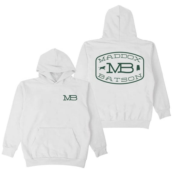 Maddox Batson MB Logo Merch Unisex Hoodie, Long Sleeve Streetwear Pullover Sweatshirt for Men and Women