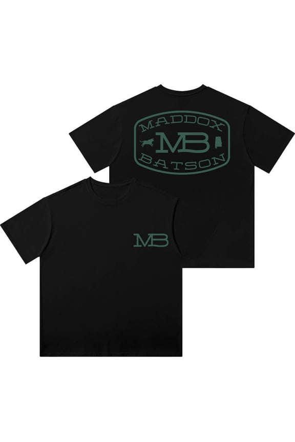 Maddox Batson MB Logo Vintage Wash T-Shirts Cosplay Women Men Cotton Short Sleeve Tee