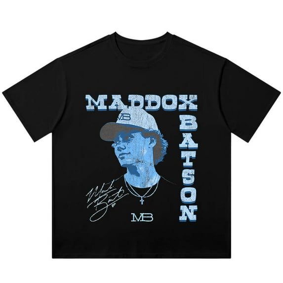 Maddox Batson MB Photo Vintage Wash T-Shirts Cosplay Women Men Cotton Short Sleeve Tee