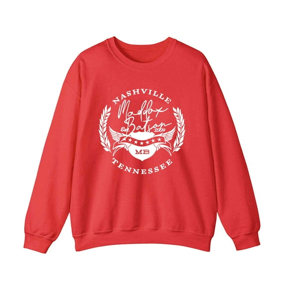 Maddox Batson Merch 2009 Heather Dust Crewneck Sweatshirt Men Women Long Sleeve Graphic Top