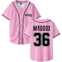 Maddox Batson Merch Baseball Jersey T-Shirts Summer Men Women Unisex Casual Style Printed Tops