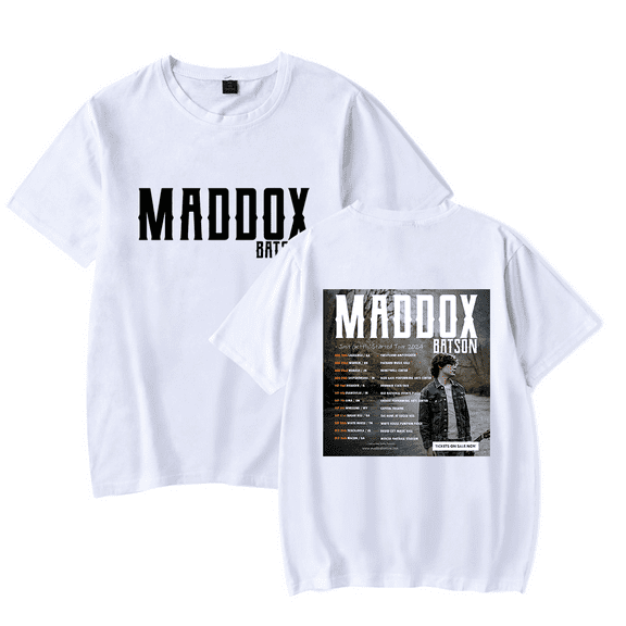 Maddox Batson Merch Just Gettin Started Tour Tee Printed Shirt Men Women T-shirt Short Sleeve Top
