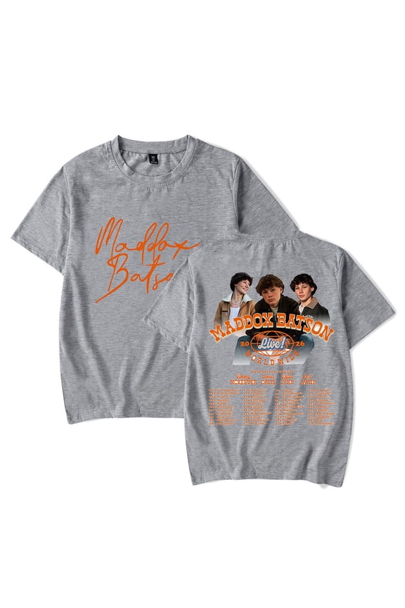Maddox Batson Merch Live Worldwide Tour 2026 tshirt crewneck short sleeve tshirt men/women music fans tops