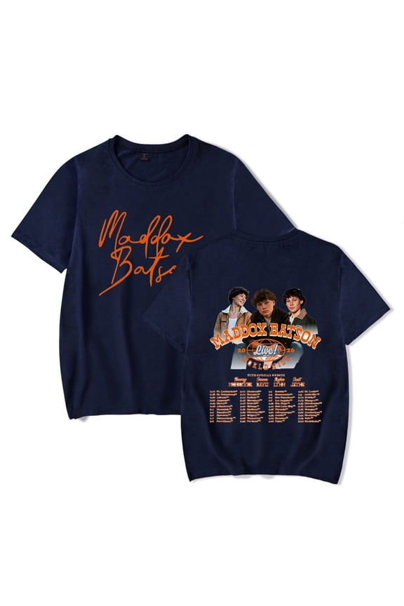 Maddox Batson Merch Live Worldwide Tour 2026 tshirt crewneck short sleeve tshirt men/women music fans tops