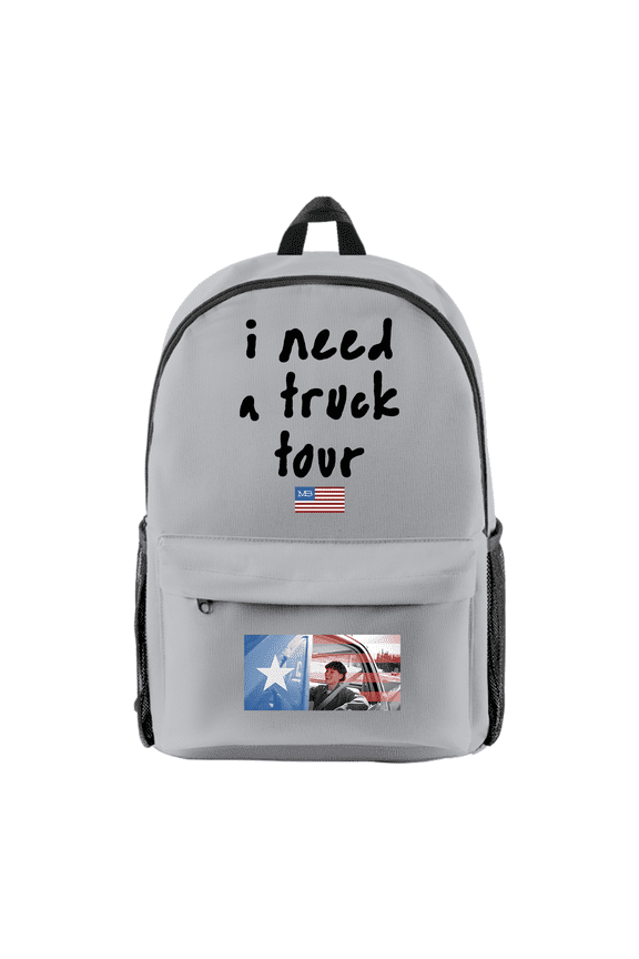 Maddox Batson Merch MB I Need A Truck Tour Backpack Unisex Shoulders Bag Casual Fashion Daypacks Travel Bags