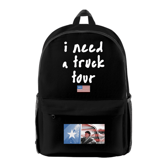 Maddox Batson Merch MB I Need A Truck Tour Backpack Unisex Shoulders Bag Casual Fashion Daypacks Travel Bags