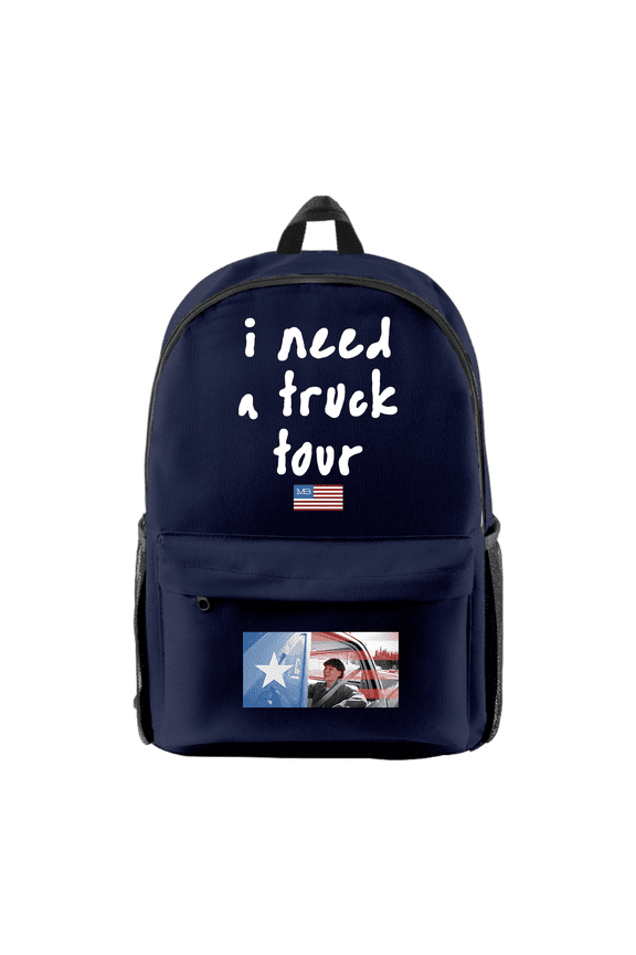 Maddox Batson Merch MB I Need A Truck Tour Backpack Unisex Shoulders Bag Casual Fashion Daypacks Travel Bags