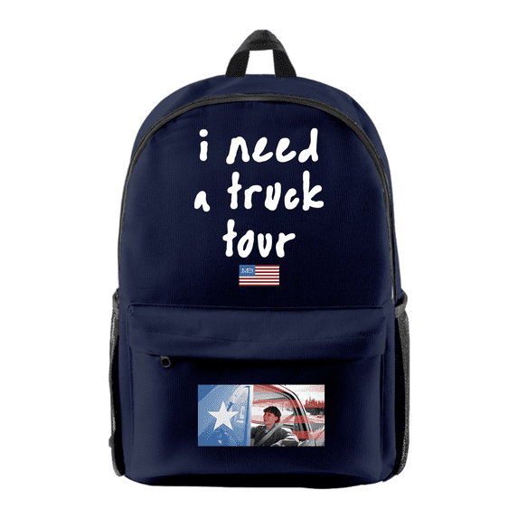 Maddox Batson Merch MB I Need A Truck Tour Backpack Unisex Shoulders Bag Casual Fashion Daypacks Travel Bags
