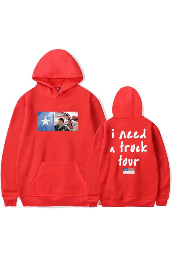 Maddox Batson Merch MB I Need A Truck Tour Hoodie Women Men Long Sleeve Casual Pullover Sweatshirt