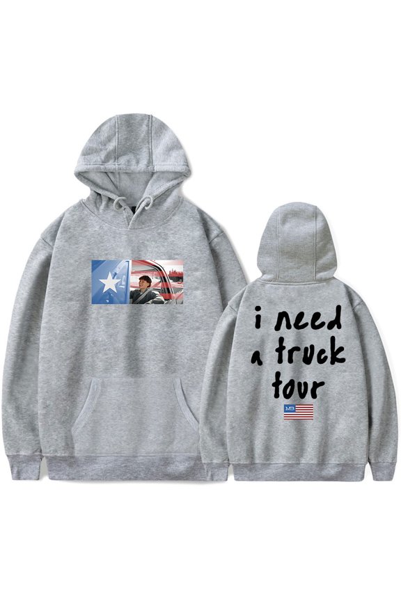 Maddox Batson Merch MB I Need A Truck Tour Hoodie Women Men Long Sleeve Casual Pullover Sweatshirt