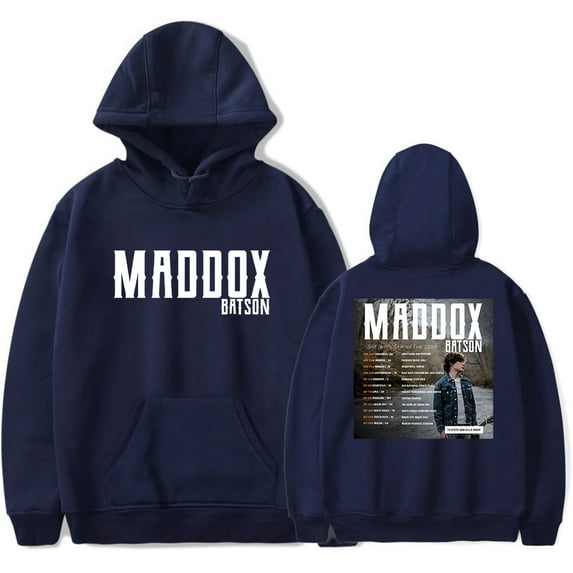 Maddox Batson Merch Maddox Batson Tour Hooded Drawstring Pocket Sweatshirt Men/women concert Pullover
