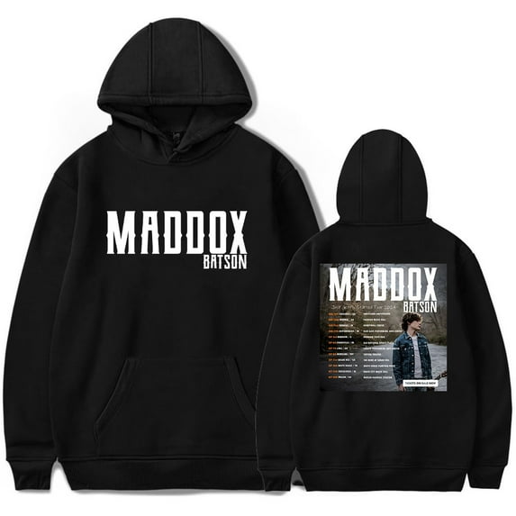 Maddox Batson Merch Maddox Batson Tour Hooded Drawstring Pocket Sweatshirt Men/women concert Pullover