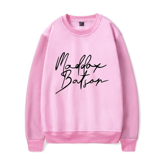 Maddox Batson Merch Signature Sweatshirt Printed Crewneck Men Women Long Sleeve Pullover