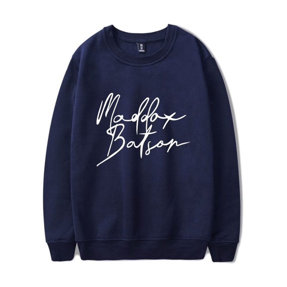 Maddox Batson Merch Signature Sweatshirt Printed Crewneck Men Women Long Sleeve Pullover