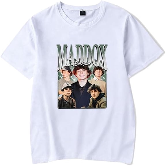 Maddox Batson Merch T-Shirt 2025 Unisex Casual Streetwear Printed Fashion Summer Tops Tee