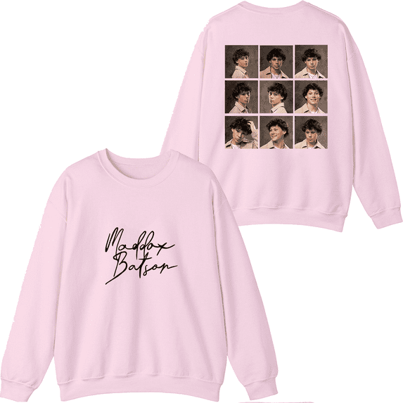 Maddox Batson Merch Tiny Vinyl Cover Crewneck Sweatshirt Men Women Long Sleeve Graphic Top