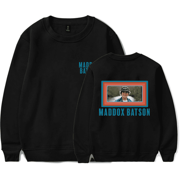 Maddox Batson Merch illustration Sweatshirt Printed Crewneck Men Women Long Sleeve Pullover