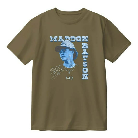 Maddox Batson Photo Cotton T-Shirt Women Men Fashion Crewneck Short Sleeve Tee