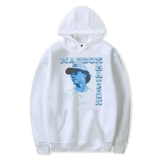 Maddox Batson Photo Hoodie Casual Long Sleeve Sweatshirt Women Men Hooded Pullover Fashion Clothes