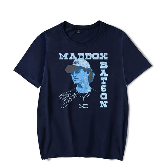 Maddox Batson Photo T-shirt Men Women Round Neck Short Sleeve Tee Casual Fashion Tops