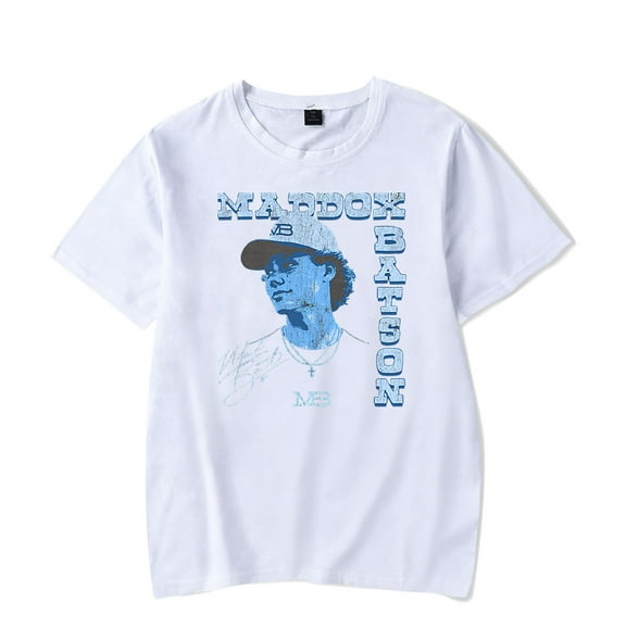 Maddox Batson Photo T-shirt Men Women Round Neck Short Sleeve Tee Casual Fashion Tops
