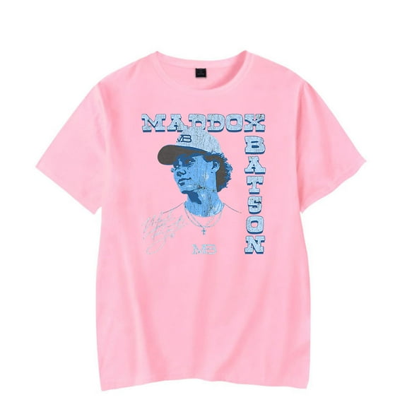 Maddox Batson Photo T-shirt Men Women Round Neck Short Sleeve Tee Casual Fashion Tops
