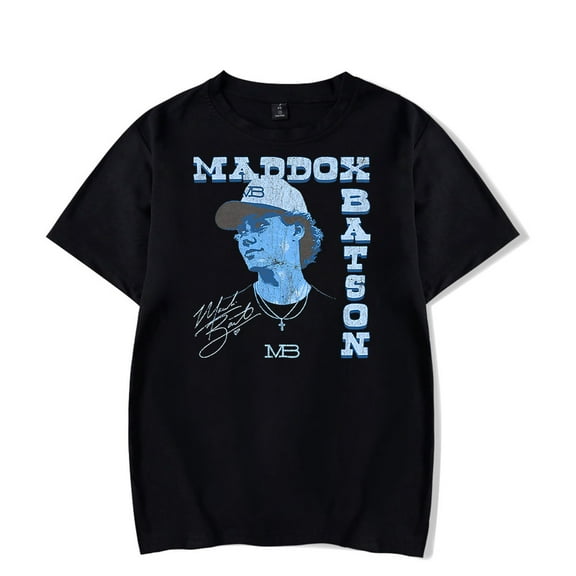 Maddox Batson Photo T-shirt Men Women Round Neck Short Sleeve Tee Casual Fashion Tops