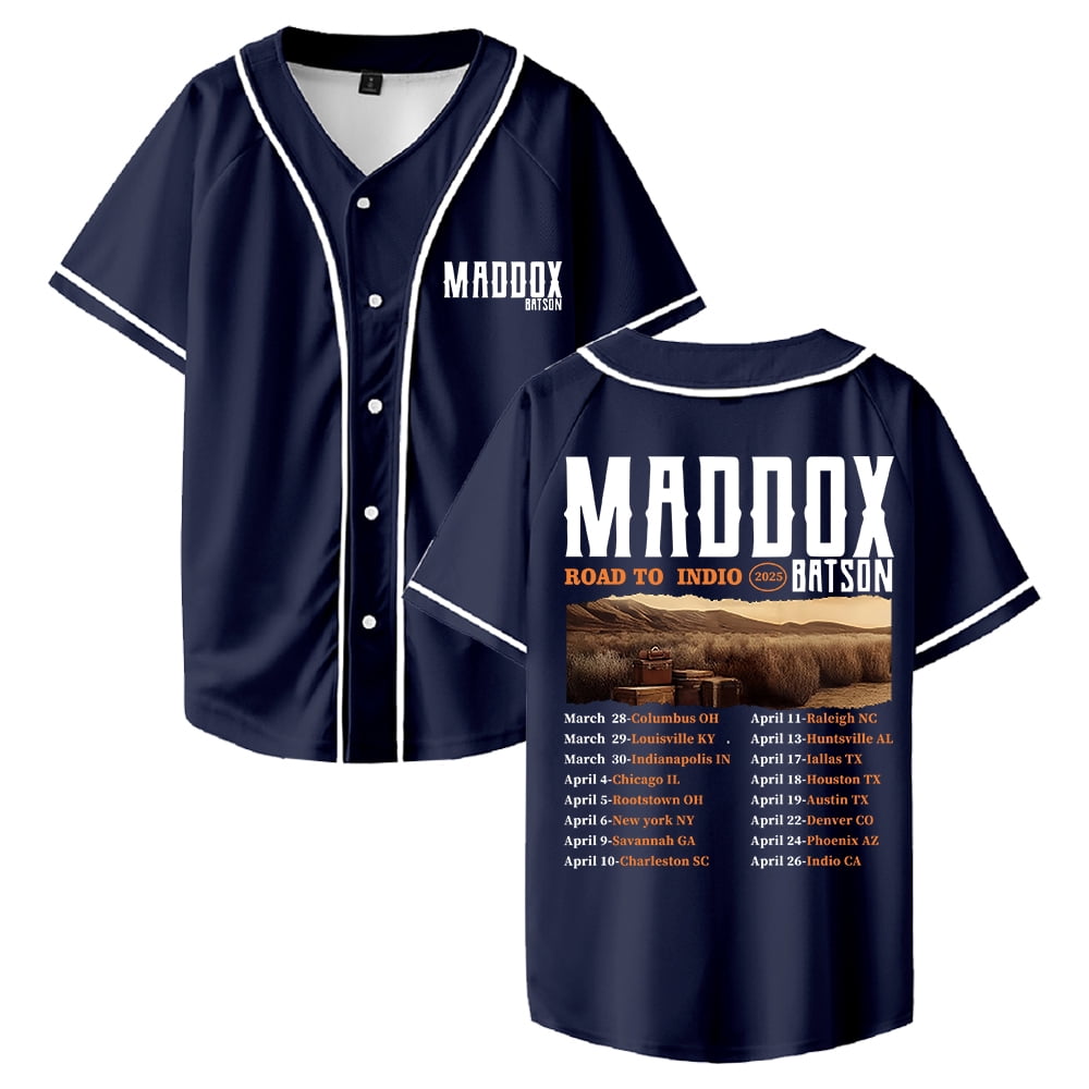 Maddox Batson 'I Need A Truck Tour 2025' Baseball Jersey - Unisex Short Sleeve Jersey For Summer