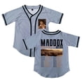 thumbnail image 1 of Maddox Batson Road To Indio Tour 2025 Button V-Neck Shirt Women Men Short Sleeve Streetwear Clothes, 1 of 3