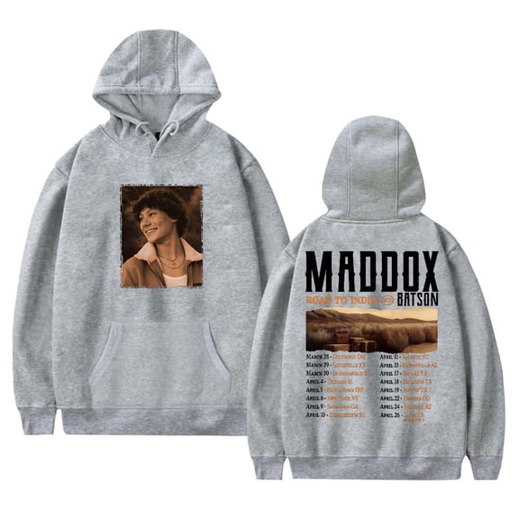 Maddox Batson Road To Indio Tour 2025 Hoodies Women Men Casual Long Sleeve Sweatshirt Fashion Clothes