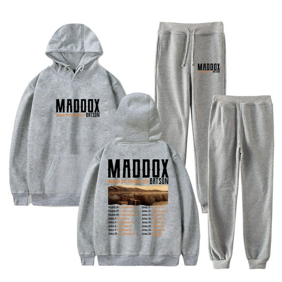 Maddox Batson Road To Indio Tour Logo Merch Hoodies Jogger Pants Unisex Streetwear Sweatshirts