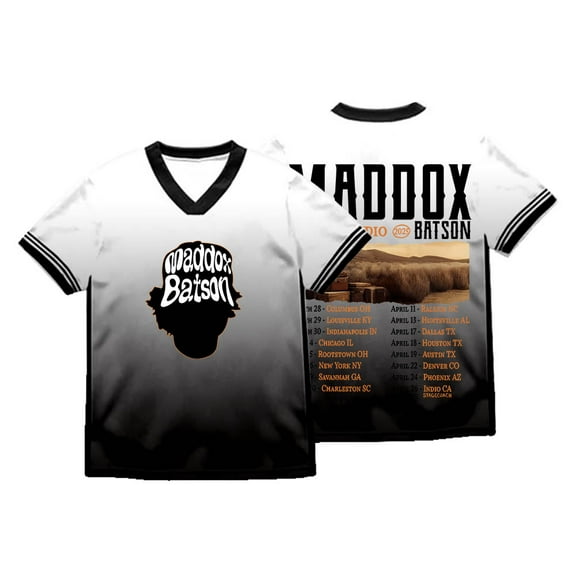 Maddox Batson Road To Indio Tour Merch V-neck Tee Summer Unisex Fashion Short Sleeve T-Shirts