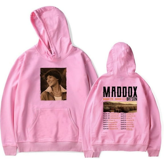 Maddox Batson Road to Indio Tour 2025 Merch Hoodie Pockets Drawstring Unisex Hooded Sweatshirt Fashion Clothing