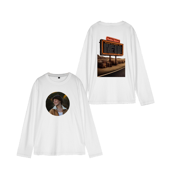 Maddox Batson Road to Indio Tour Long Sleeve T-shirt Unisex Crewneck Tee Casual Streetwear Clothes