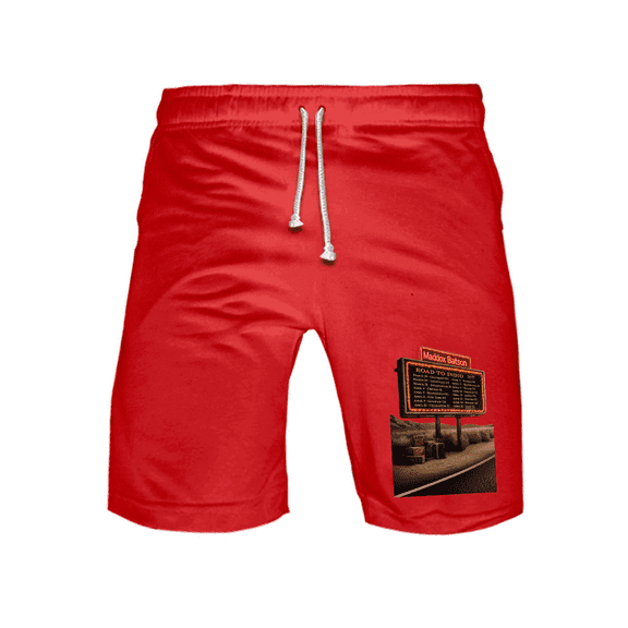 Maddox Batson Road to Indio Tour Shorts Unisex Streetwear Beach Shorts Casual Sportswear