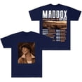 thumbnail image 1 of Maddox Batson Road to Indio Tour Tee Women Men Crewneck Short Sleeve Casual T-shirt, 1 of 2