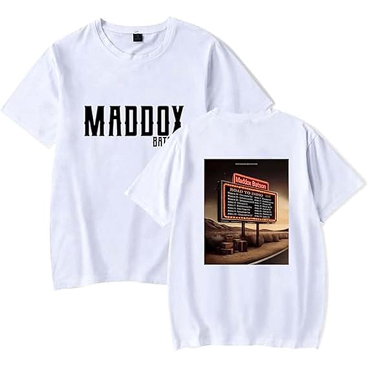 Maddox Batson T-Shirt 2025 World Tour Merch Printed Graphic, Casual ...