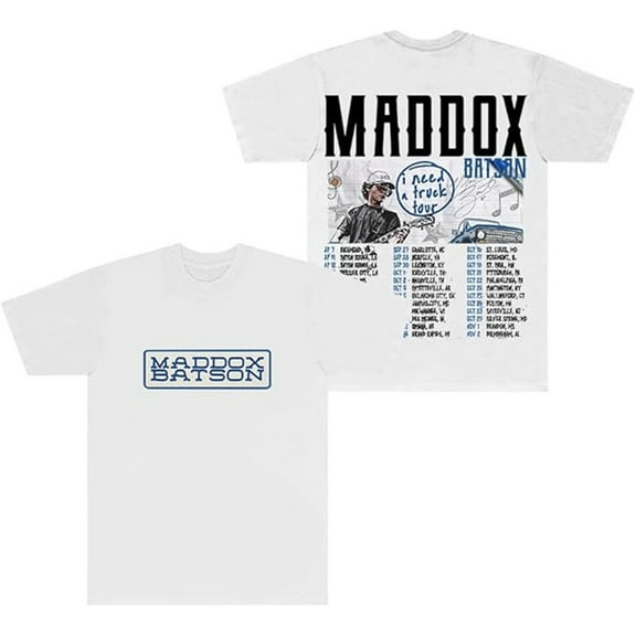 Maddox Batson T-shirt  2025 New Logo Strawberry Logo T-shirt Women Men Short Sleeve  Style Tops